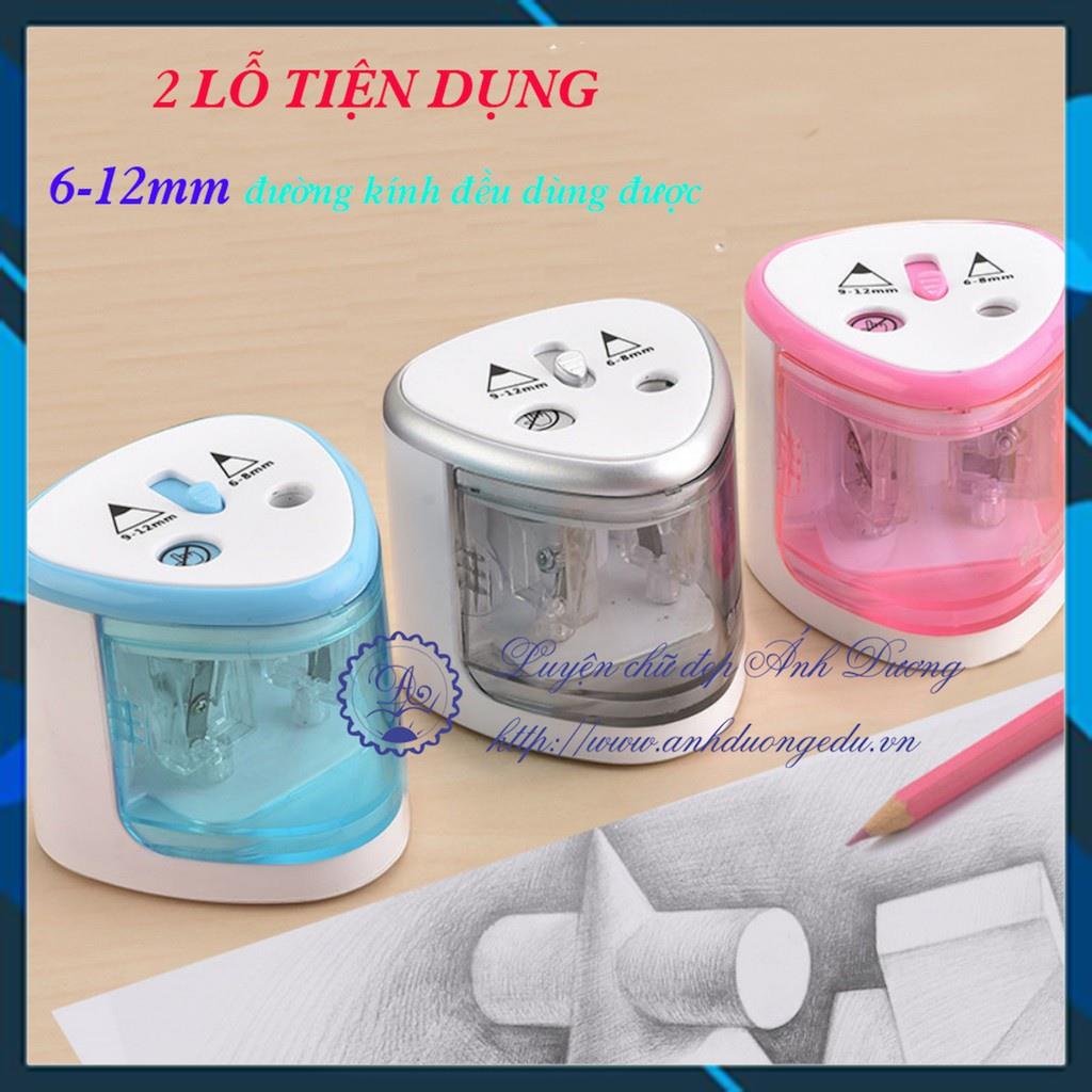 Gọt chì thông minh - Gọt chì tự động chạy pin 2 lỗ Tenwin