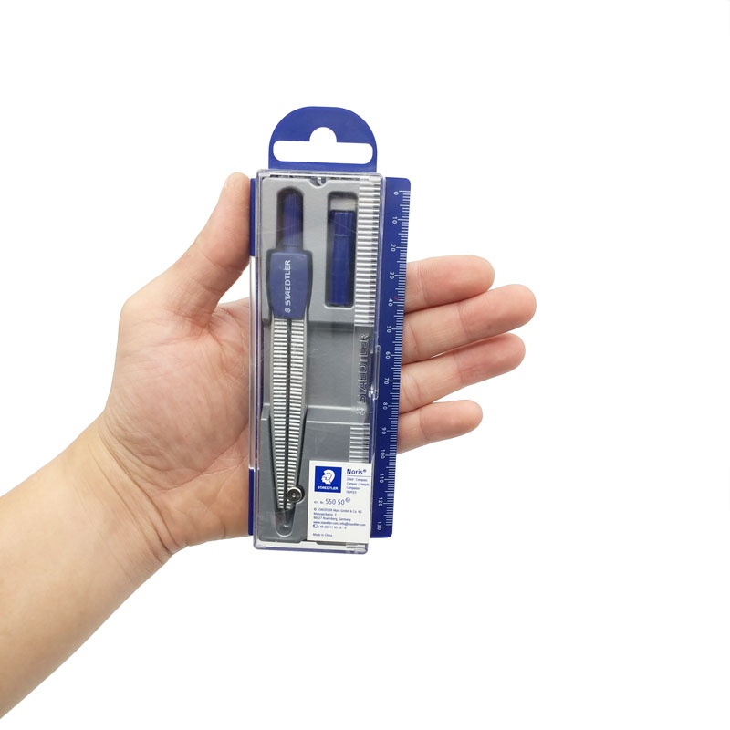 Bộ Compa + Bút Chì Kim + Ngòi Chì - Staedtler 550-50 - Màu Tím