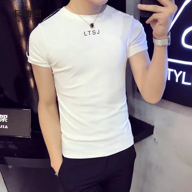 Áo thun nam tay ngắn cổ tròn body cao cấp VNXK | BigBuy360 - bigbuy360.vn