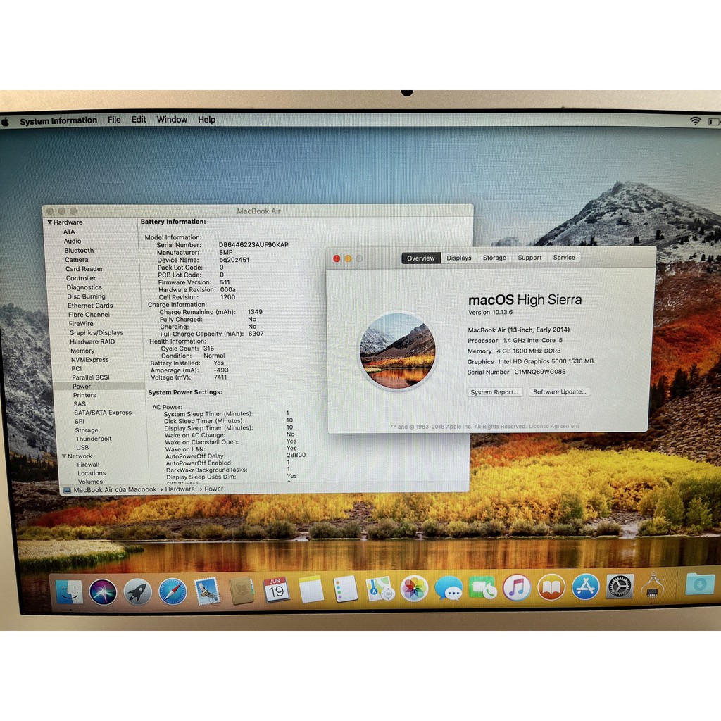 Máy tính Macbook Air (13-inch, Early 2014) Core i5 1.4 GHz / RAM 4GB / SSD 128GB MD760B | BigBuy360 - bigbuy360.vn