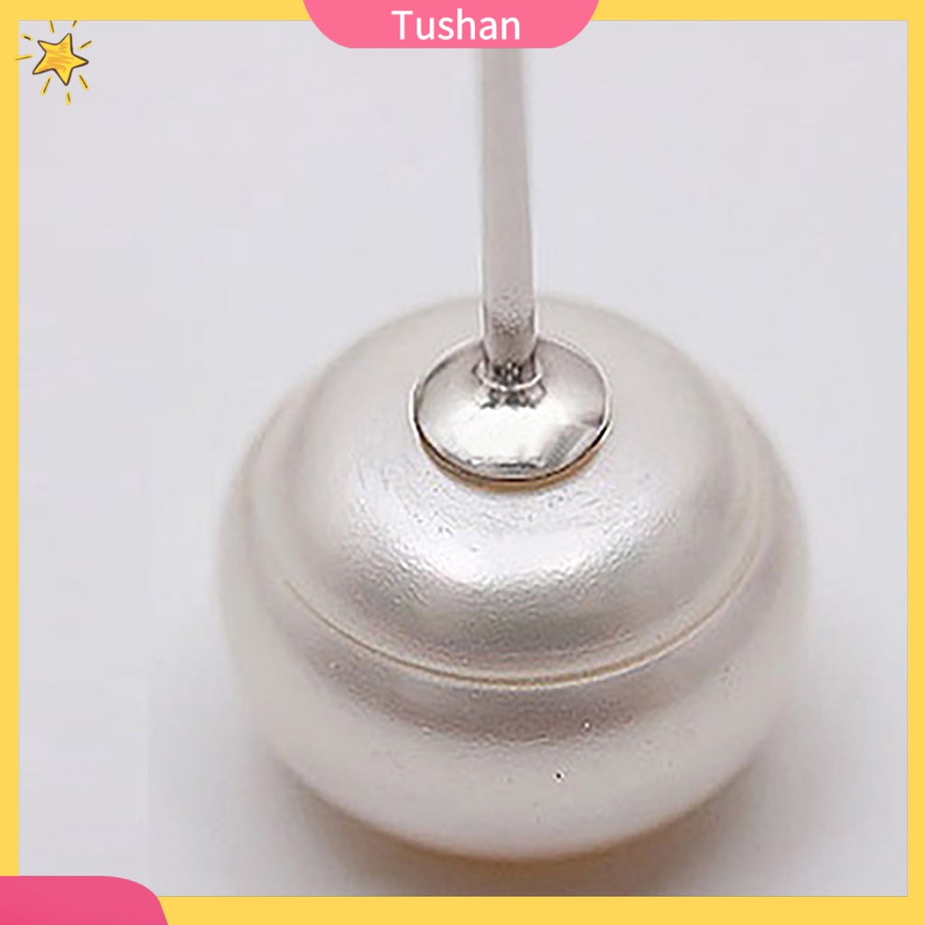 Hoa tai mạ bạc đính ngọc trai giả thời trang cho nữ