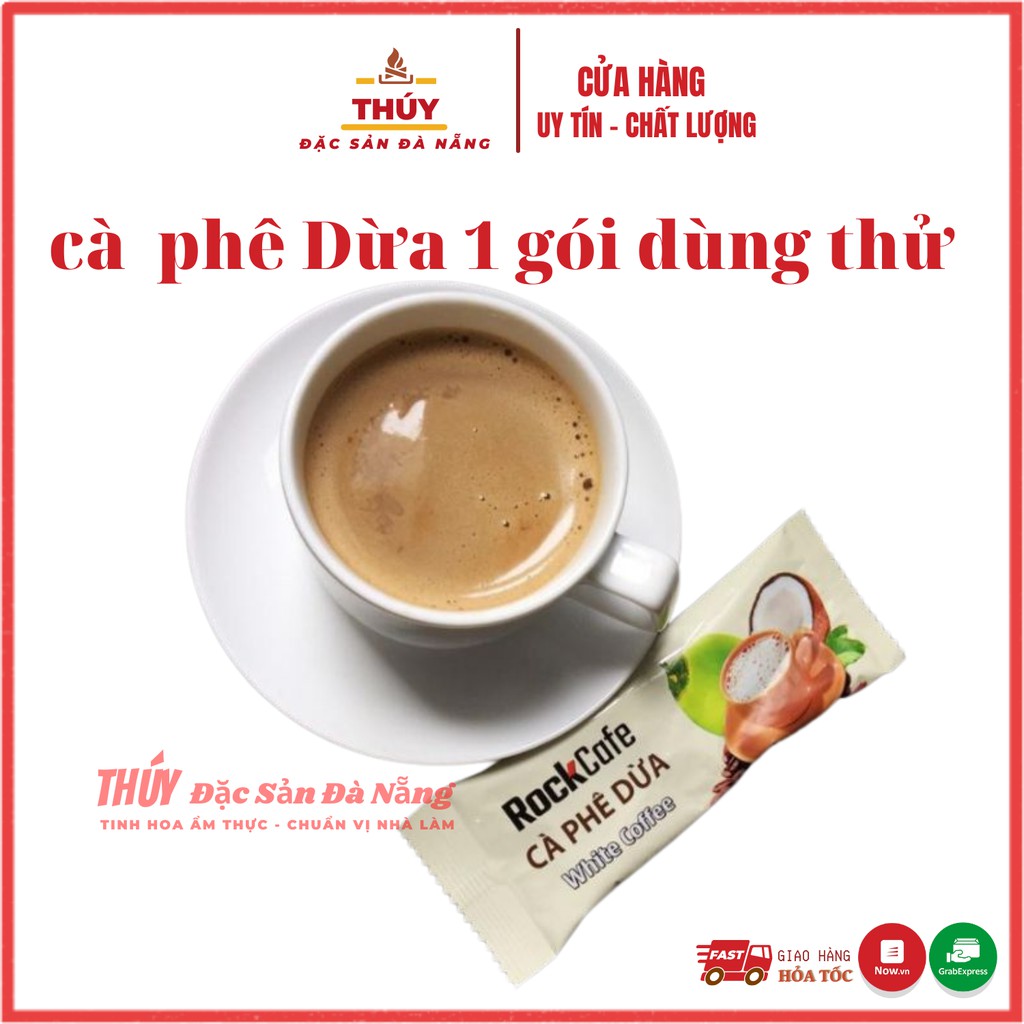 [1 gói ] Cà Phê Dừa thơm ngon 20gr( rất nhiều đánh giá 5* và khen ngon)