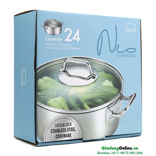 NỒI INOX LOCK&LOCK NEO CHARMING LCM3242