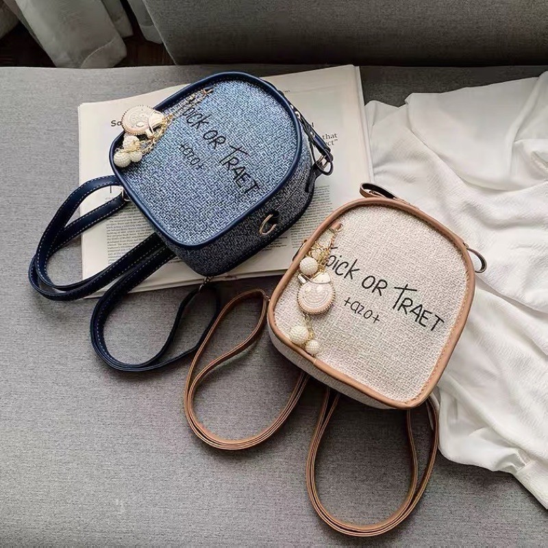BALO MINI THỜI TRANG NỮ BALO VẢI THÊU VINTAGE TÚI ĐEO CHÉO XÁCH TAY TIỆN LỢI chất lượng cao giá rẻ