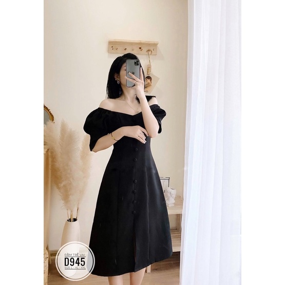ẢNH THẬT  Bigsize Đầm trễ vai D945 minstore.vn