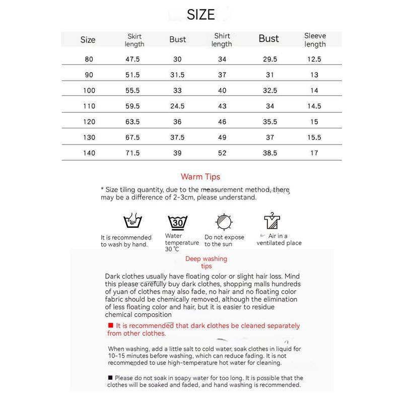 Bộ Áo Sơ Mi Tay Ngắn Kèm Chân Váy Thời Trang Mùa Hè Hàn Quốc Cho Bé Gái