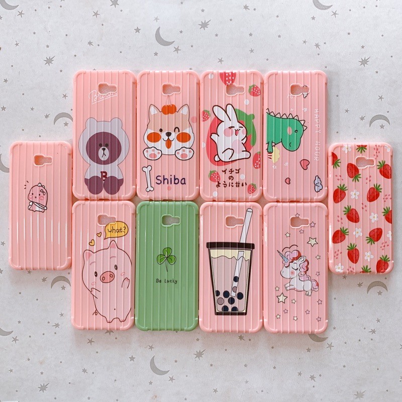 Ốp lưng vali dẻo Samsung J7 prime/Samsung J7 pro/J730/J4 plus/J4+(Cộng)/J6 plus/J6+(Cộng)/J8/A6 plus