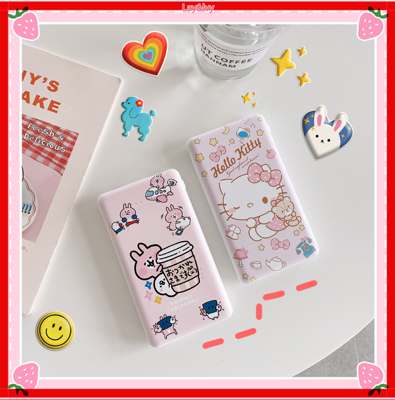 Sạc Dự Phòng Mini Hello Kitty &amp; Kanahei 10,000 Mah