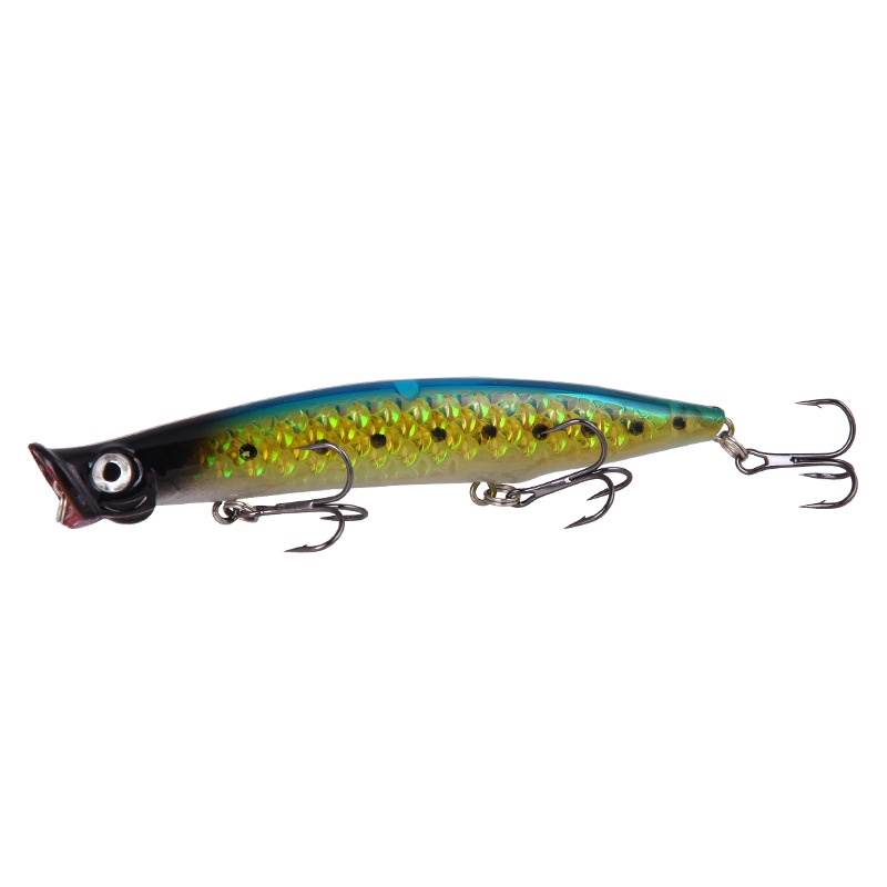 Mồi Cá Giả Bằng Nhựa Cứng 11cm/13g Có Móc Câu Cá Sâu 3D 0-0.2m