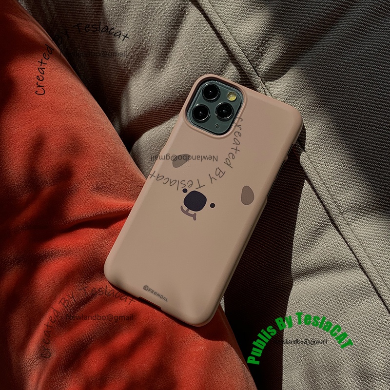 Silicone Ốp Điện Thoại Silicon Hình Gấu Nâu Cho iPhone 14 13 12 11 Pro max 12 Mini 13 Mini XR 7 Plus 8 Plus SE2 SE3 6 Plus 6s