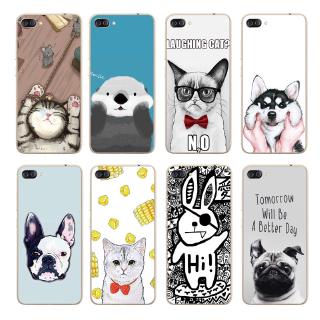 Ốp Lưng Mềm In Hình Chó Mèo Xinh Xắn Cho ASUS Zenfone 4 MAX Pro ZC554KL/ZC551KL/ZC520KL