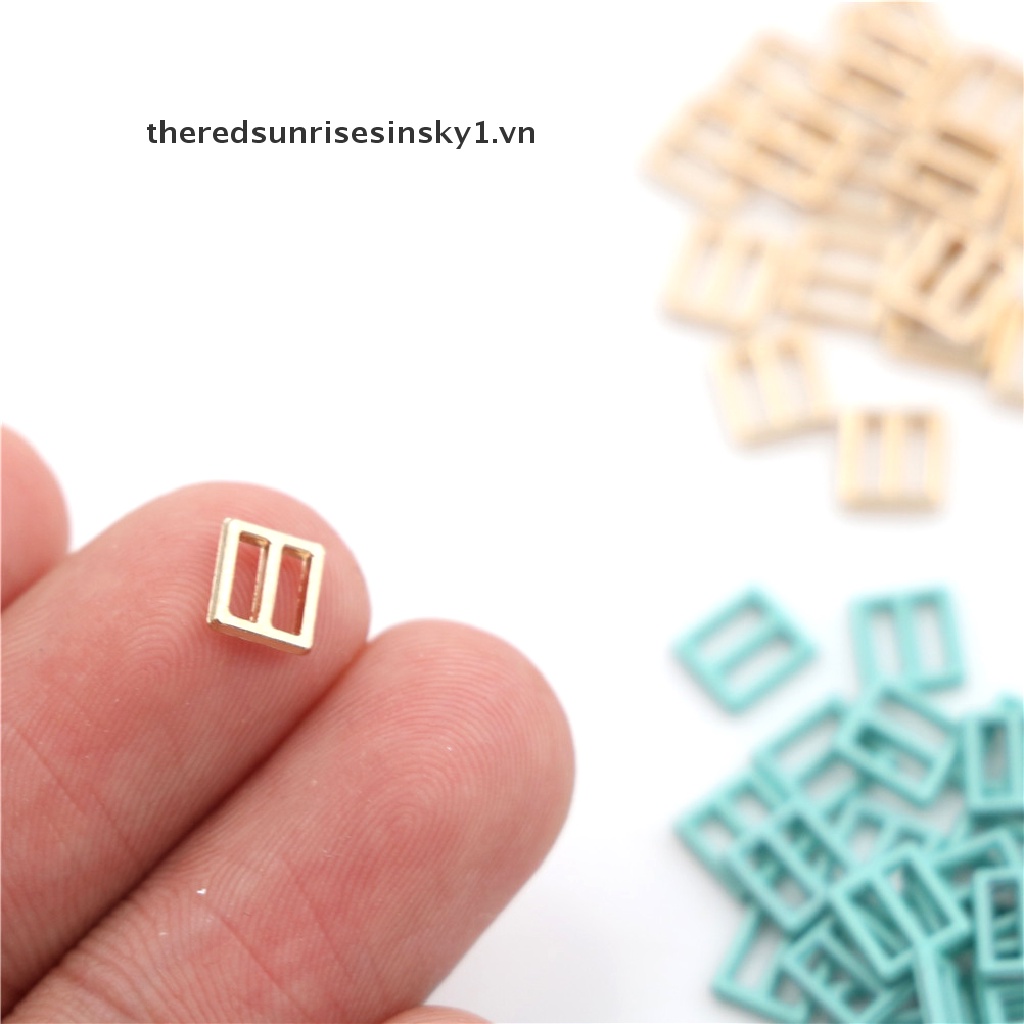 Khóa dây giày búp bê DIY siêu nhỏ 4mm phong cách Nhật Bản kích thước 1m