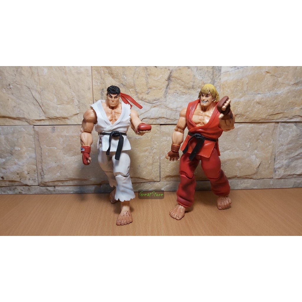 ( Sẵn ) Mô Hình Street Fighter Ryu và Ken 17cm