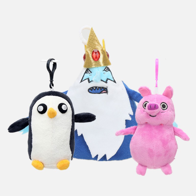 Đồ chơi nhồi bông hình nhân vật hoạt hình Adventure Time Plush Toy Jake Penguin Mr Pig Soft The Ice King Stuffed Animal Dolls