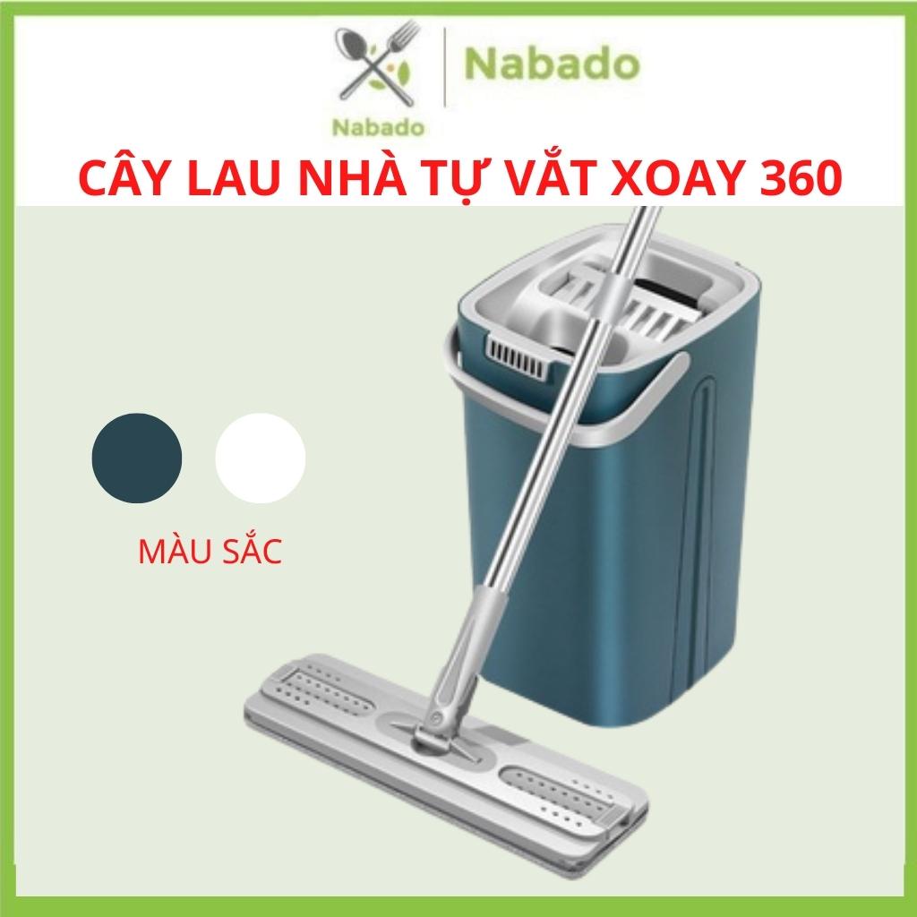 Cây lau nhà tự vắt thông minh chổi xoay 360 độ cao cấp MOPScratch