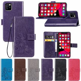 Bao da điện thoại phối ngăn đựng ví hình hoa 3D có giá đỡ cho Samsung Galaxy Note 3 4 5 8 9 10 10Pro 10 Lite