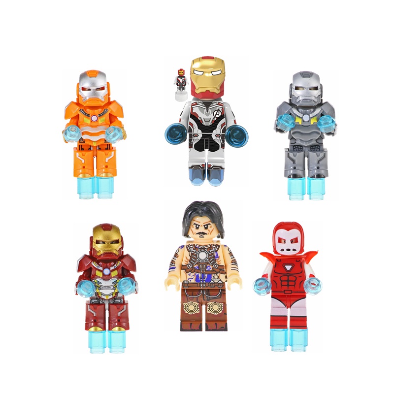 Đồ Chơi Lắp Ráp Mô Hình Nhân Vật Iron Man Stan Lee War