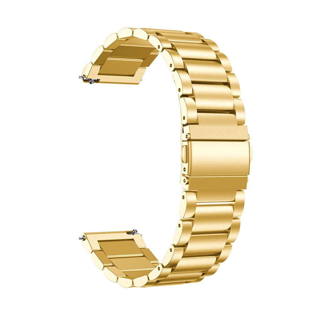 Dây đeo đồng hồ thay thế bằng thép không gỉ dạng mắt xích cho Samsung Galaxy Watch 3 4 41mm 44mm Classic 46mm Active 1 2 20mm 40mm S2 Gt 42mm 45mm