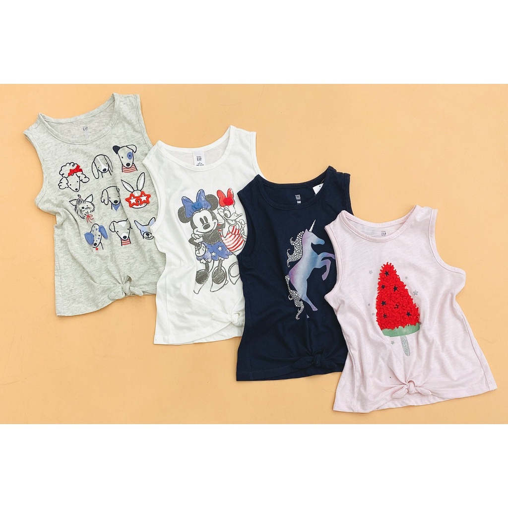 Áo thun sát nách bé gái BabyGap dư xịn