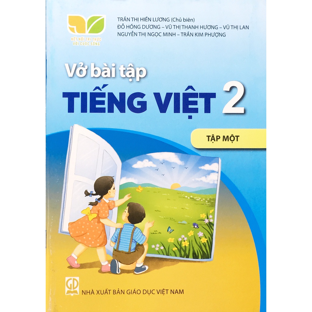 Sách Vở bài tập Tiếng Việt 2 Tập 1 (KN) và 2 Tập giấy kiểm tra Cấp 1