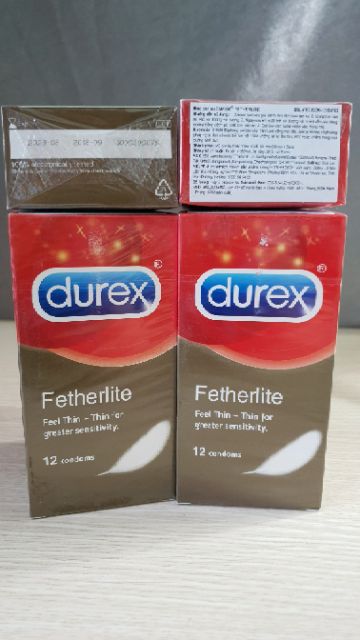 Bộ 3 nồng nàn Bao cao su Durex Performa - Durex Fetherlite - Durex Pleasuremax Hộp 12c Chính Hãng - GoF