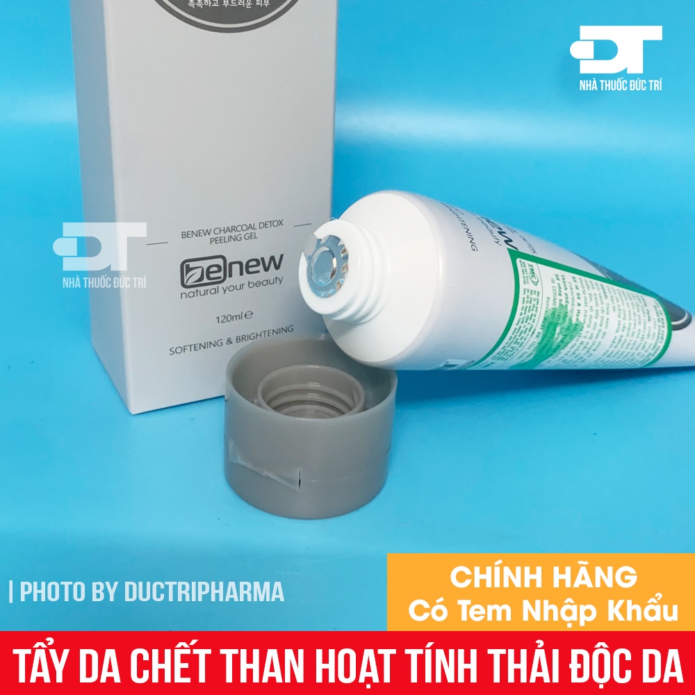 Tẩy Da Chết Than Hoạt Tính Benew Charcoal Detox Peeling Gel 120ml