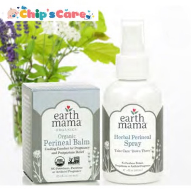 Kem/ xịt giảm đau tầng sinh môn Perineal Earth Mâm Earthmama