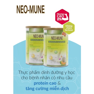 Sữa miễn dịch bổ sung Arginin, Glutamine, Dầu cá cùng đạm cao- Neo-Mune hương dưa lưới