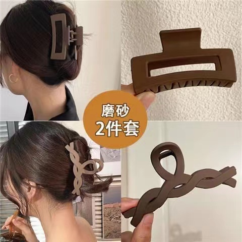 Kẹp tóc IF YOU acrylic nhiều màu sắc phong cách Hàn Quốc cho nữ