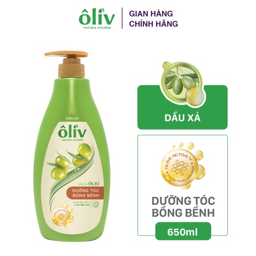 Dầu gội đầu tinh dầu ôliu dưỡng tóc siêu mượt, tóc chắc khoẻ ôliv 650ml - 1 Lít