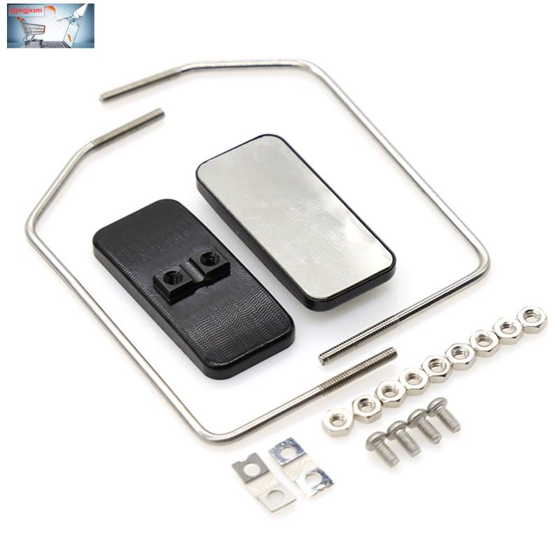 Gương chiếu hậu kim loại cho xe điều khiển từ xa 1/10 Traxxas TRX4 D90 SCX10 1/14 Tamiya SCANIA MAN ACTROS