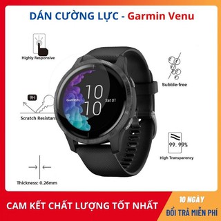 Kính cường lực , Dán màn hình đồng hồ garmin venu , miếng dán cong 2,5D vừa màn hình , tặng kèm bộ vệ sinh màn hình