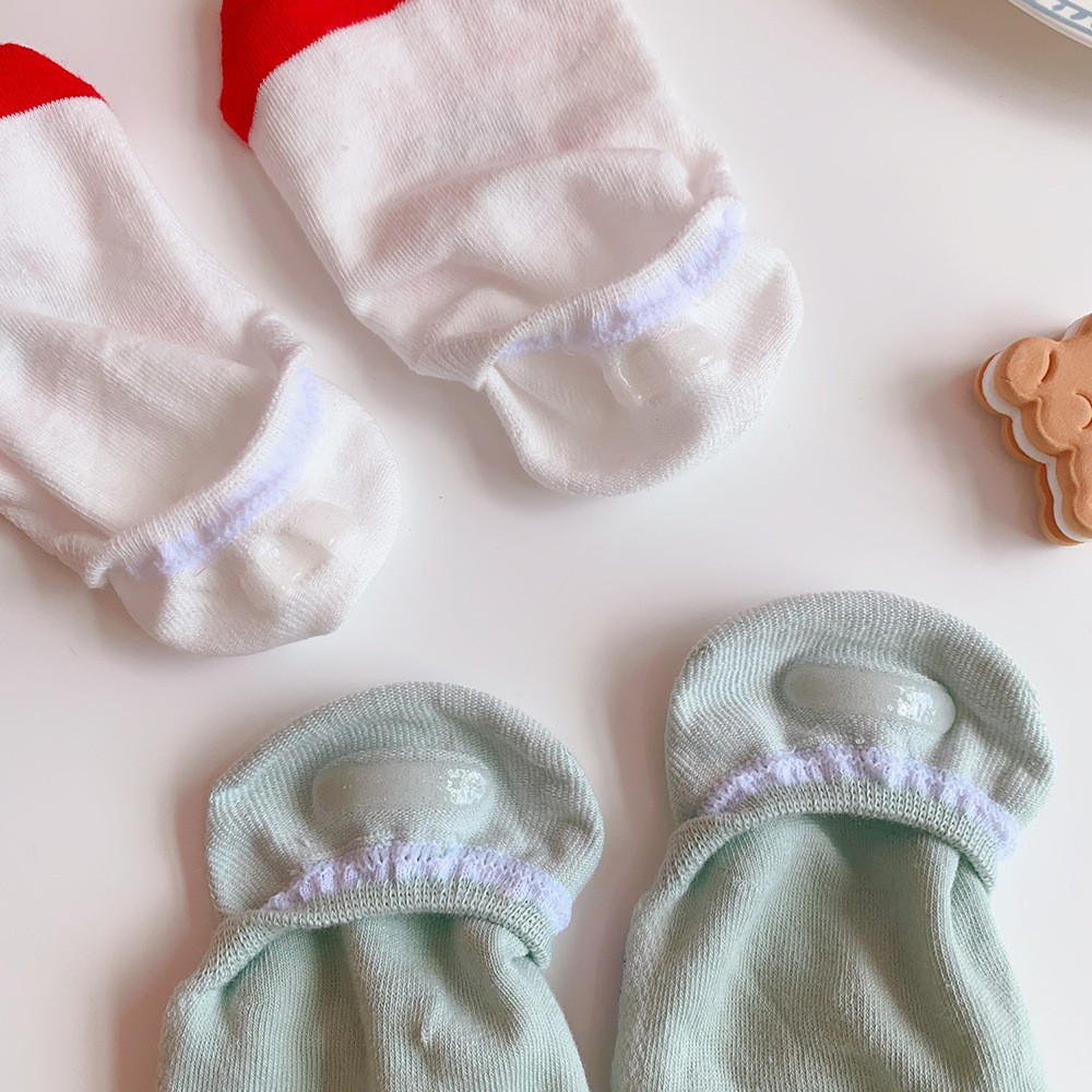 Tất Vớ Thuyền Chống Trượt, Tụt Gót Hình Hoa Quả Trái Cây Hoạt Hình Mặt Cười Cute Cartoon Socks