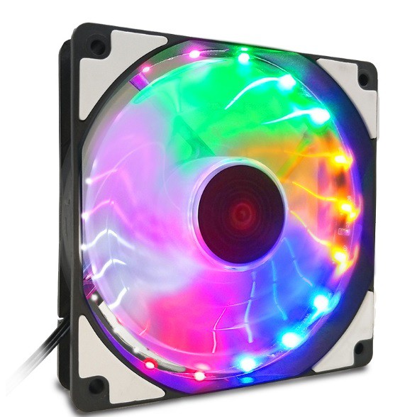 Quạt Tản Nhiệt, Fan Case 12cm Coolmoon Ver 1.1 - Led Nhiều Màu