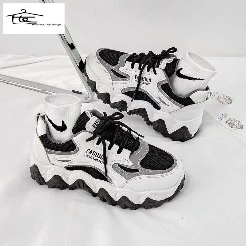 Giày Thể Thao Đế Dày Tăng Chiều Cao Thời Trang Năng Động