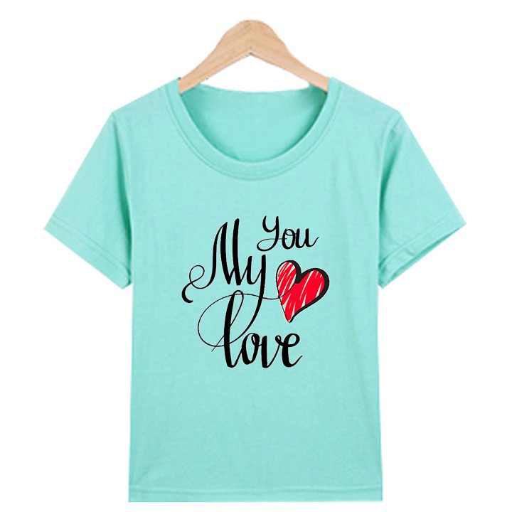 Áo thun nữ tay ngắn in chữ You my love siêu dễ thương ATNK 1083 | WebRaoVat - webraovat.net.vn