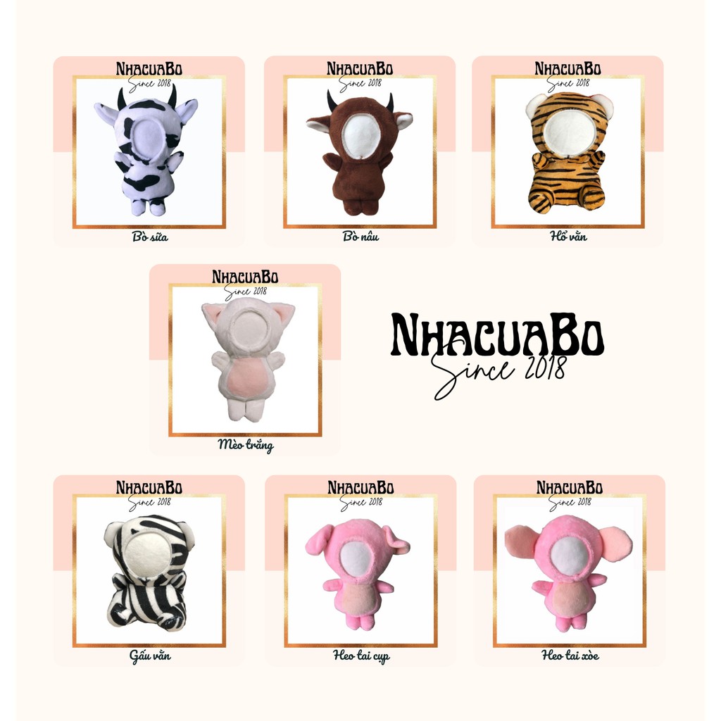 Gấu Bông In Ảnh Mẫu Mới - Độc Quyền Tại Shop Nhacuabo_since2018