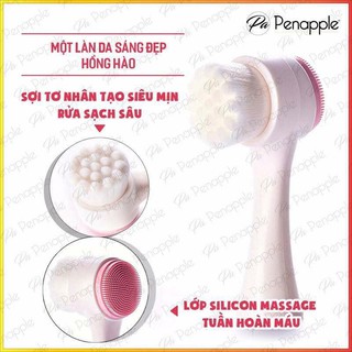 CÂY MASSAGE RỬA MẶT 2 ĐẦU