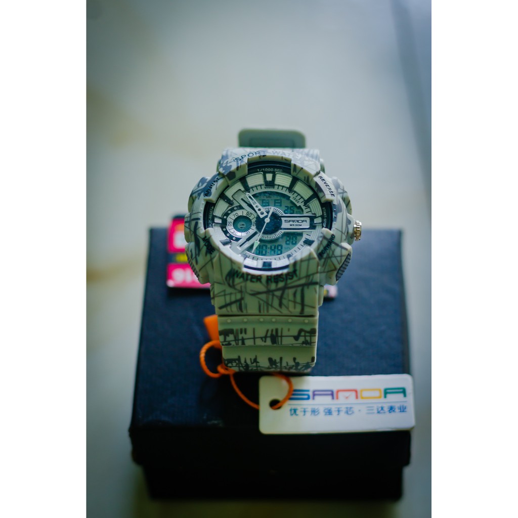 Đồng Hồ Nam Dây Nhựa Sport Watch
