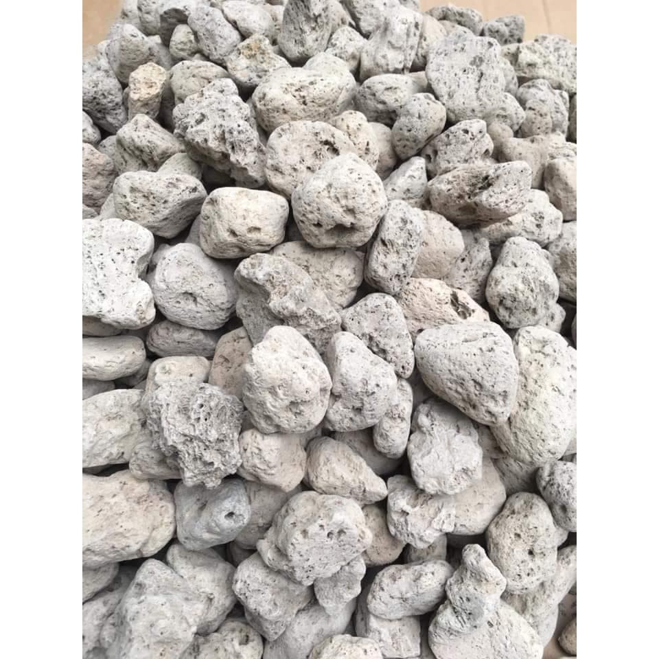 1kg Đá Lông Vũ - Nham Thạch Trắng