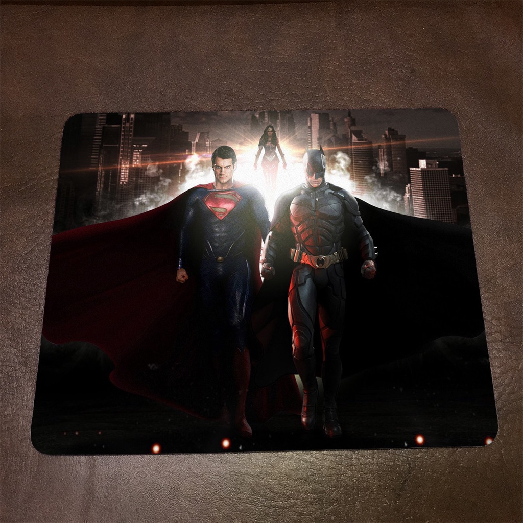 Lót chuột máy tính Marvel SUPER MAN - Mẫu 2 Mousepad cao su êm ái, nhận in theo yêu cầu