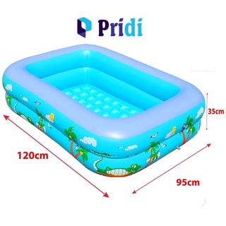 Bể bơi 1m2 hồ bơi 2 tầng ( 120x85x35 )
