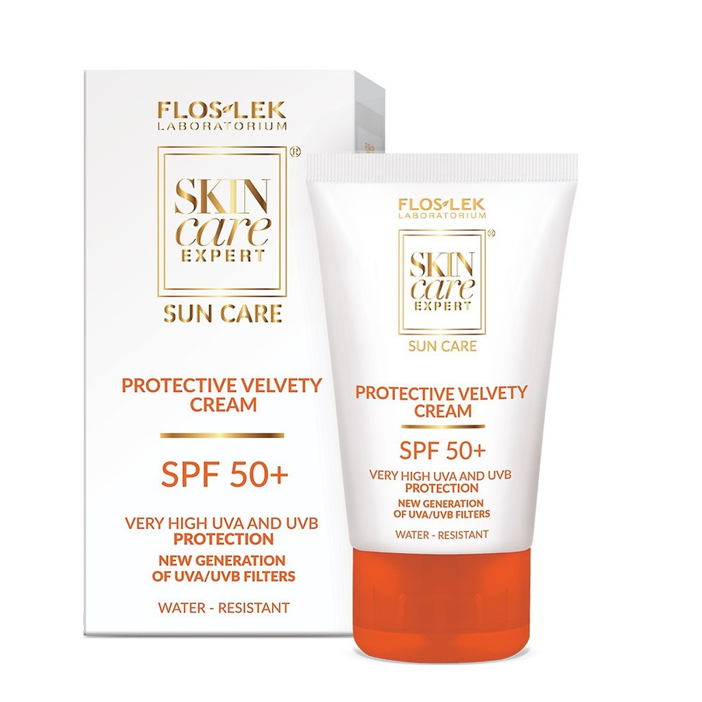 Kem chống nắng làm mịn da Floslek Skin Care Expert Sun Care Protective Velvety Cream SPF 50