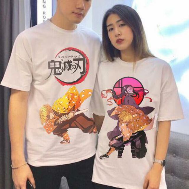 Áo Thun Zenitsu & Nezuko