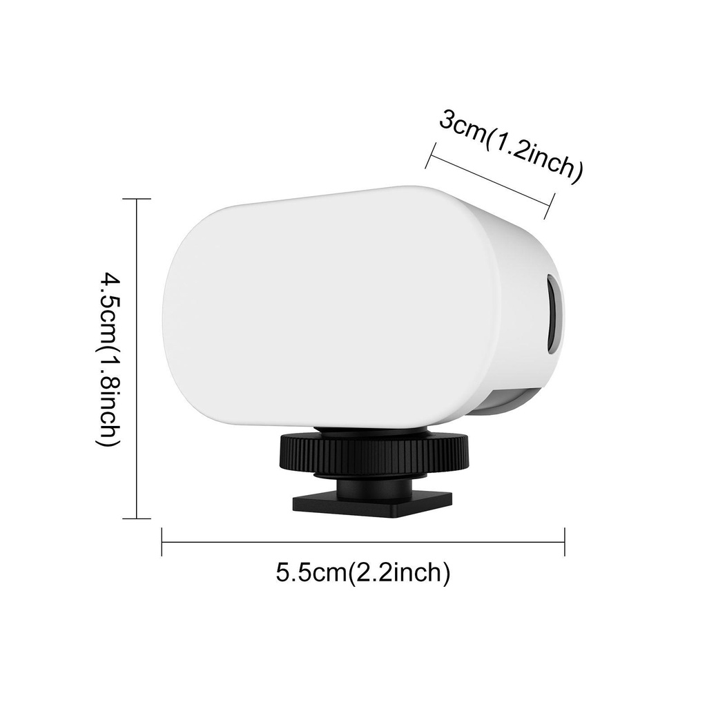 SHOUKEY Đèn Chụp Ảnh Làm Đẹp Có Thể Sạc Lại Được