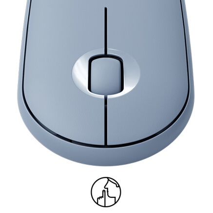 Chuột không dây Logitech PEBBLE M350 Silent Dual-Wireless Mouse
