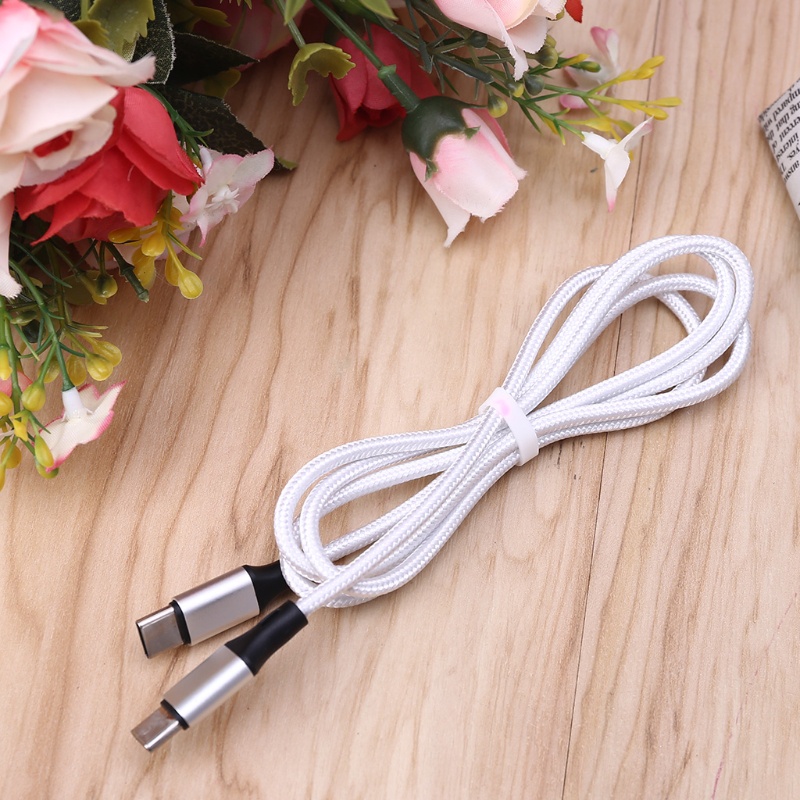 Dây cáp sạc truyền dữ liệu USB Type C dài 100cm cho điện thoại/máy tính bảng/PC