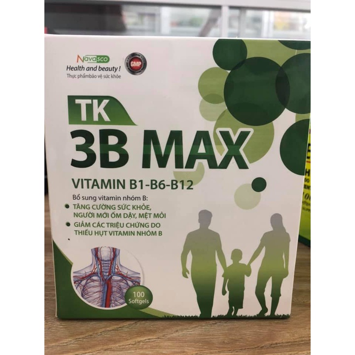 TK 3B MAX  vitamin b1 b6 b12 .