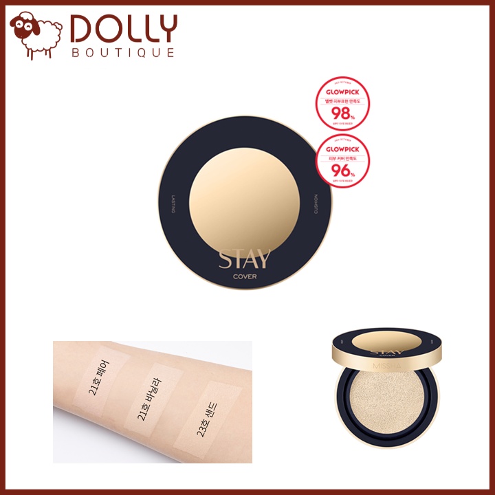 Phấn Nước Che Phủ Hoàn Hảo Missha Stay Cover Lasting Cushion