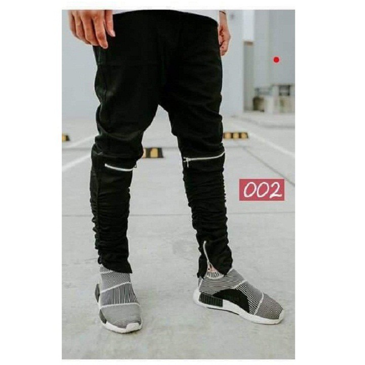 quần jogger khóa kéo, quần jogger nam nữ